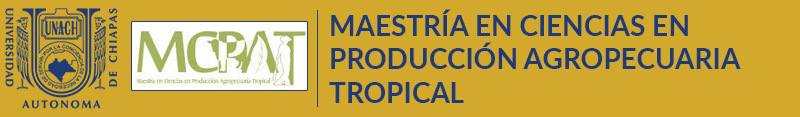 Maestría en Ciencias en Producción Agropecuaria Tropical