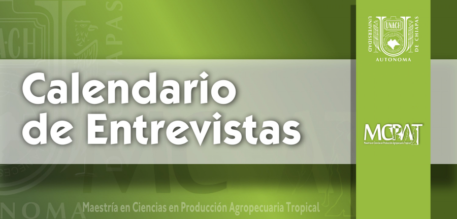CALENDARIO DE ENTREVISTAS 2025